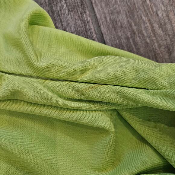 Mugler H&M One Shoulder Ruched Mini Dress Women’s M Neon Green NEW Runway Collab - Picture 13 of 16